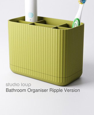 Bathroom Zahnbürstenhalter Badorganizer Badaccessoire Badezimmer Waschbecken 30