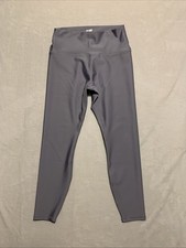 AVIA Leggings Pant Womens L  12-14 Purple Workout Yoga Stretch Athleisure Walk