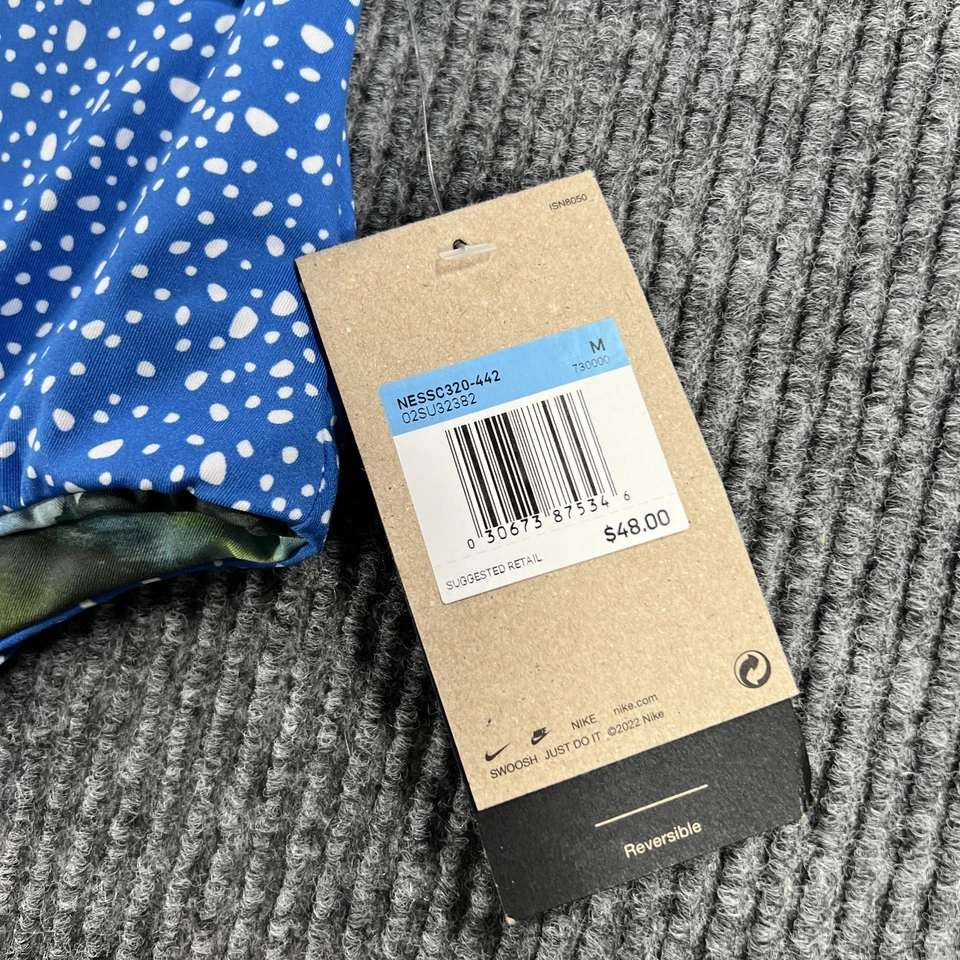 Parte inferior de bikini de natación Nike para mujer mediana reversible cintura alta NESSC320-442 Foto 3 de 4