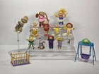 Vintage 80s’ 90's Cabbage Patch Kids Doll Baby Mini PVC Figurines Lot Of 11