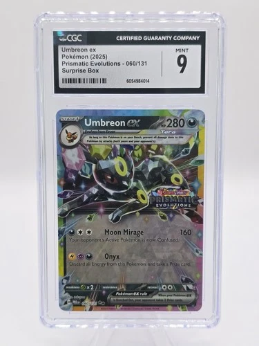 2025 Pokemon Umbreon ex #060/131 English CGC 9