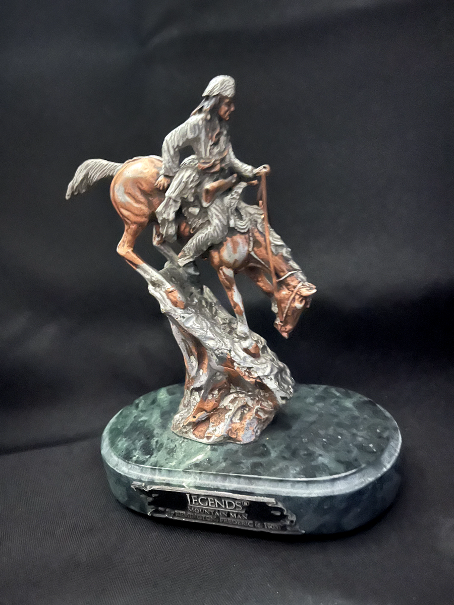 Mountain Man by Frederic Remington Sculpture Figure 1903 Legends
