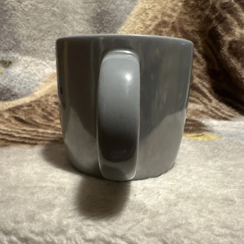 Dunkin Donuts Mug / Cup Light Gray Holiday Snowflake Coffee Tea Cup / Mug 2014 - Image 4 of 4