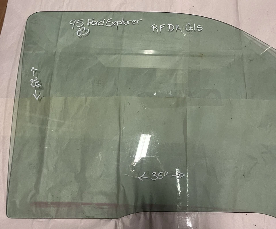 Ford Explorer 1995-03 pasajero ventana delantera derecha puerta vidrio fabricante de equipos originales Foto 3 de 4