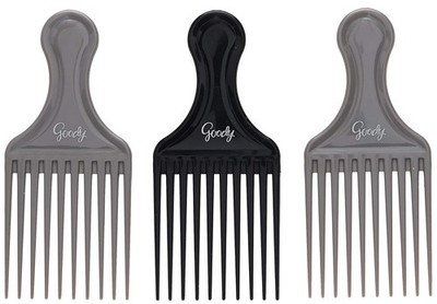 Goody Comb & Lift Hair Pick, Assorted Colors, 3 Count 3 (Pack of 1) 