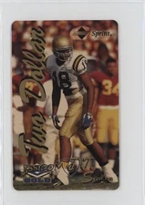 1995 Classic Assets Phone Cards $2 Gold /7741 JJ Stokes Rookie RC