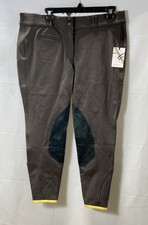 Callidae Neu mit Etikett Damen Reithose Reitsport braun Wildleder Knieaufnäher Gr. 34