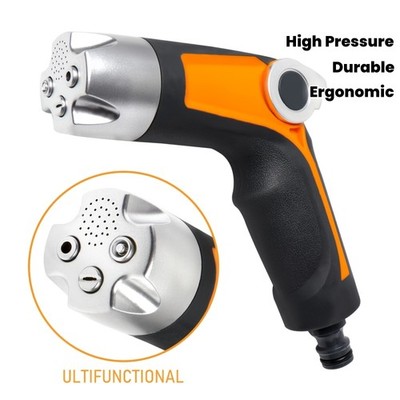 Heavy-Duty High-Pressure Water Gun with Adjustable Nozzle for Car Wash, Garden