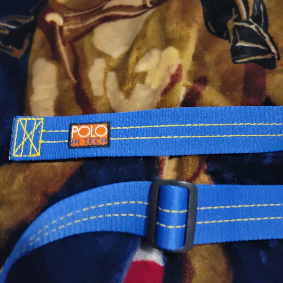 Cinto Polo Ralph Lauren Hi Tech CLIMB Azul Tamanho G RARO NOVO SEM ETIQUETAS - Imagem 2 de 4