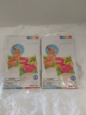 Lot X2 Intex Inflatable Dinosaur Arm Band Floaties W/2 Air Chambers BNIP