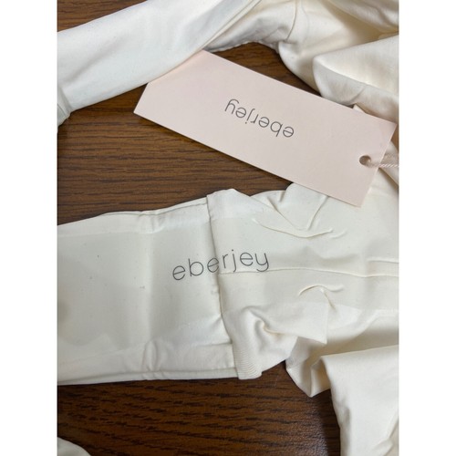 NWT Eberjey So Solid Coco Bikini Bottoms Ecru Minimalist Swimwear Large W1450OO - Picture 8 of 8