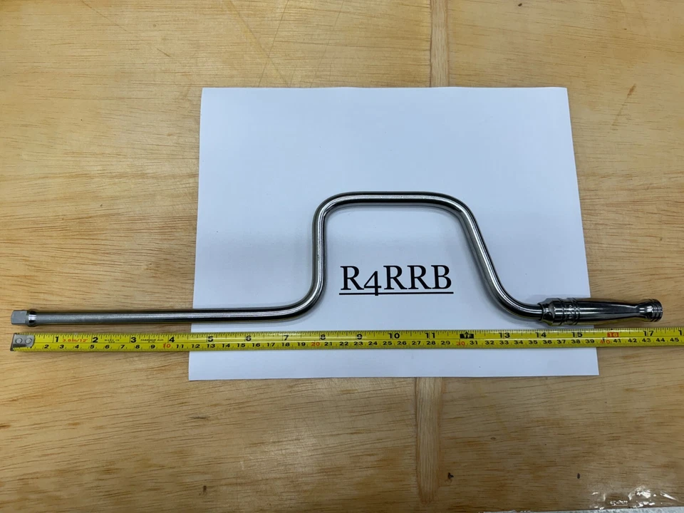 Snap-on Tools USA NEW 3/8" Drive ALL CHROME Speeder Drive Handle F4LB Foto 2 de 4