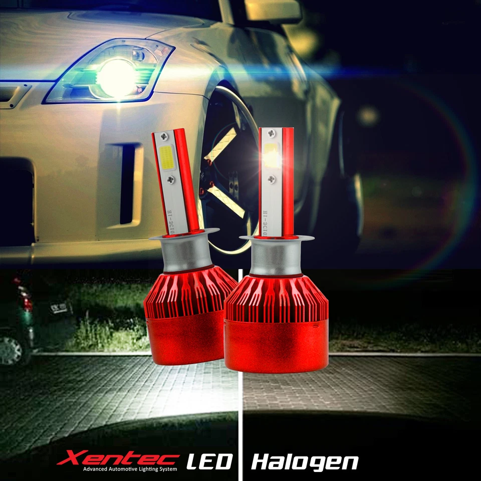 9005+9006 Combo 240W 24000LM CREE LED Headlight Kit High & Low Beam Light Bulbs - Image 4 of 4