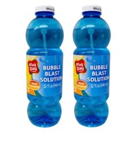 2-PACK Bubble Blast Solution for Bubble Blowing  Machines PLAY DAY 32oz/ea NEW
