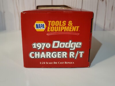 1970 Dodge Charger R/T 1:24 Scale Diecast Coin Bank Car NAPA Crown