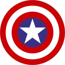 Captain America Vinyl Decal Sticker for Car Laptop Water Bottle Waterproof