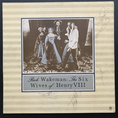 Yes FULLY SIGNED in 1973 Album Rick Wakeman,  Squire, White, Howe 12” Vinyl
