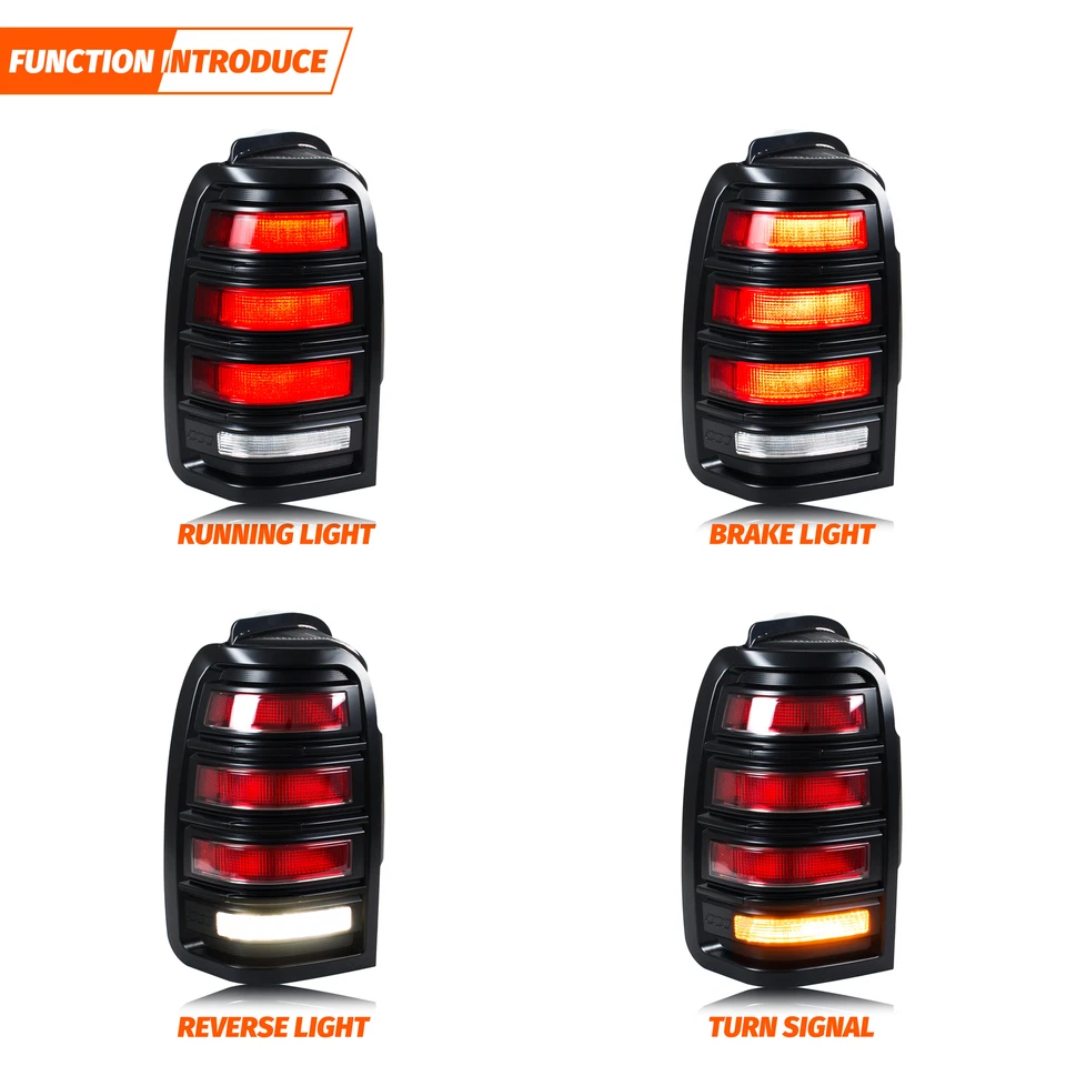 Luces traseras LED para Toyota 4Runner 1996-2002 luces traseras secuenciales Foto 2 de 4
