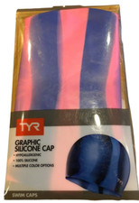 TYR New Graphic 100 Silicone Swim Cap Purple/Pink