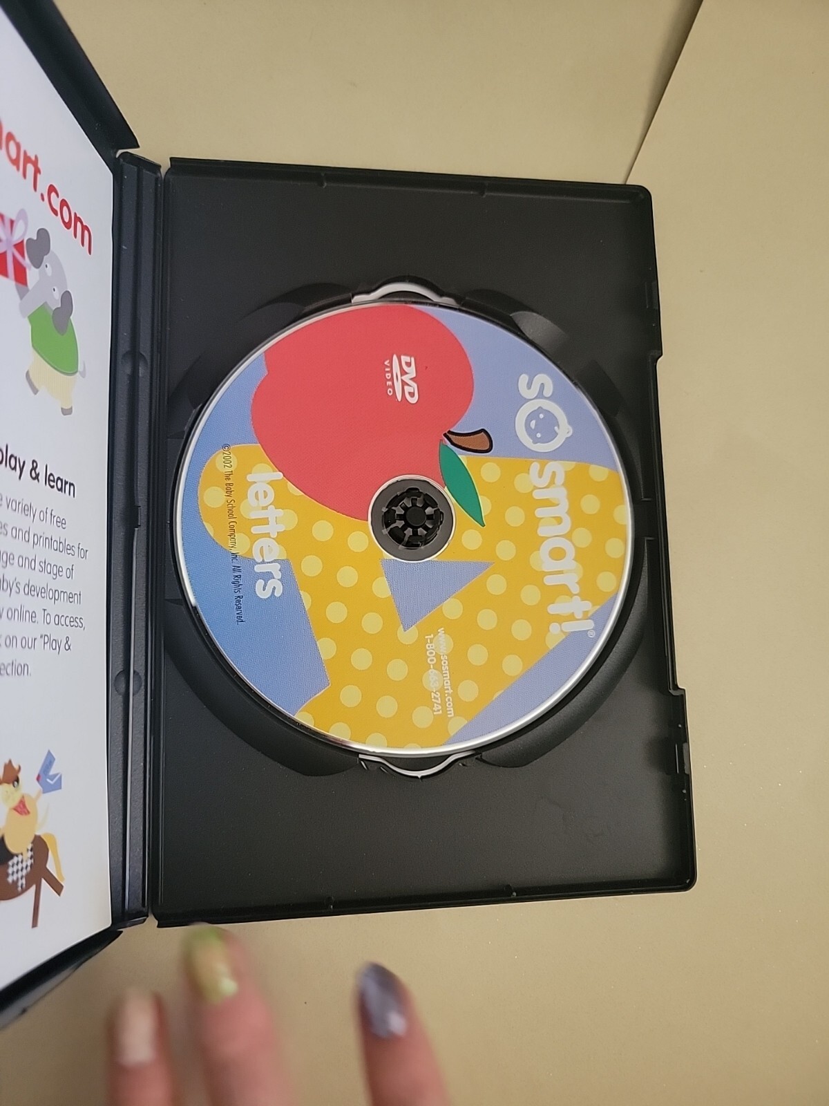 Letters DVD So Smart! School Of Baby 9-36 Months Childhood Spanish