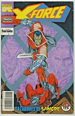 X-Force #2 Spanish Edition Foreign Euro Variant - Marvel Deadpool - FN+ 6.5 - Image 1 of 2