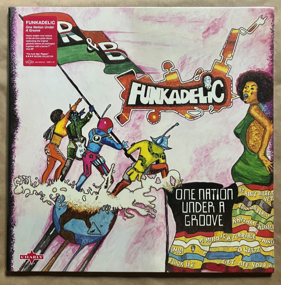FUNKADELIC One Nation Under A Groove LP +7