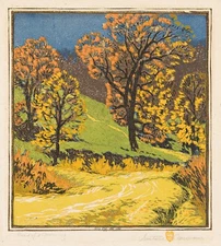GUSTAVE BAUMANN : Road of a Morning : Archival Art Print