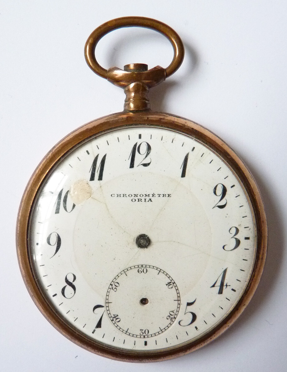 Montre de gousset poche CHRONOMÈTRE ORIA pocket watch ancien | eBay