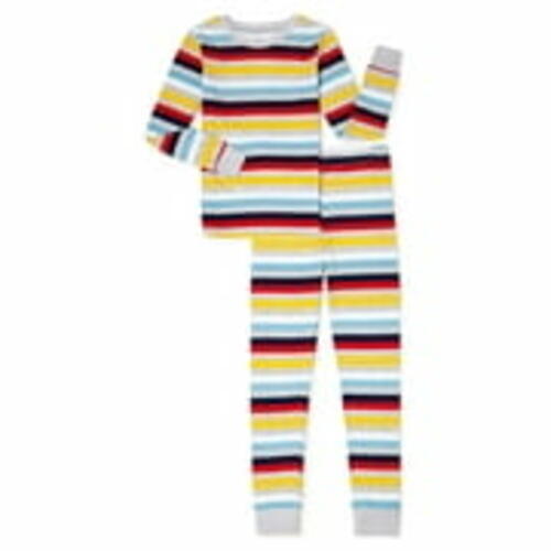 Wonder Nation Girls Tight Fit Pajama Set, 2-Piece, Size 6 - Picture 1 of 1