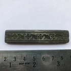 Antique or old bell metal bronze jewelry stamp die seal flower pattern
