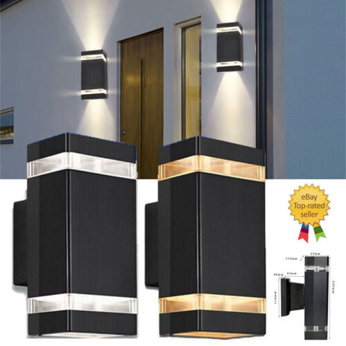 Up Down Double LED Wall Light Garden Porch Sconce Lamp Outdoor ...