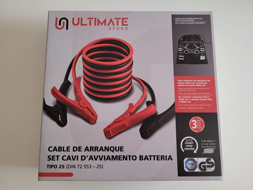 Ultimate Speed Cavi Avviamento 25mm2 Per Diesel Benzina Fino 5500cm3 1