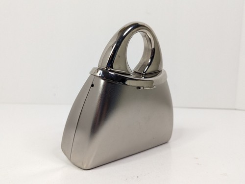 Valerie Stevens Cross Body Evening Bag Clutch Metal Silver Color Handle/Chain - Picture 6 of 24