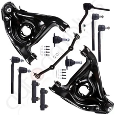 12PCS Front Control Arms Suspension kit Tie Rod End For 1996-05 Chevrolet Blazer