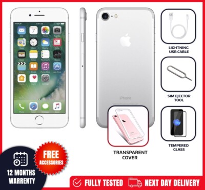 Apple iPhone 7 - 32GB 128GB 256GB - Unlocked - No Touch ID Good