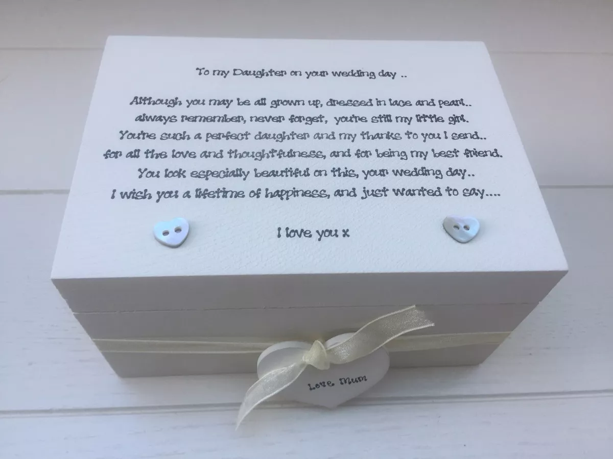Gifts for your daughter on sale her wedding day