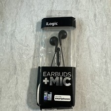 iLogic Earphones NEW Earbuds  Mic Use With Smartphone