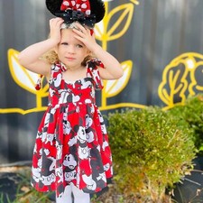 HUGE SALE New York Couture Girls Disney Mickey Mouse One of a Kind Dress