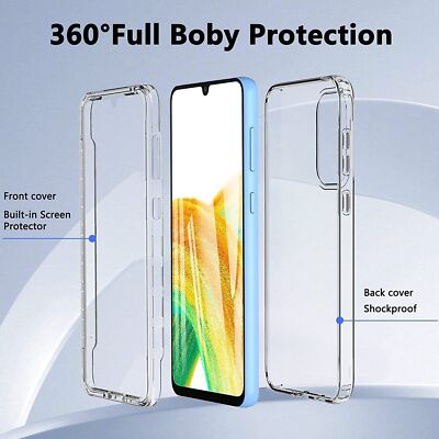 Für Samsung Galaxy A04S A14 A34 A54 5G Hülle Front & Back Full Body Handyhülle