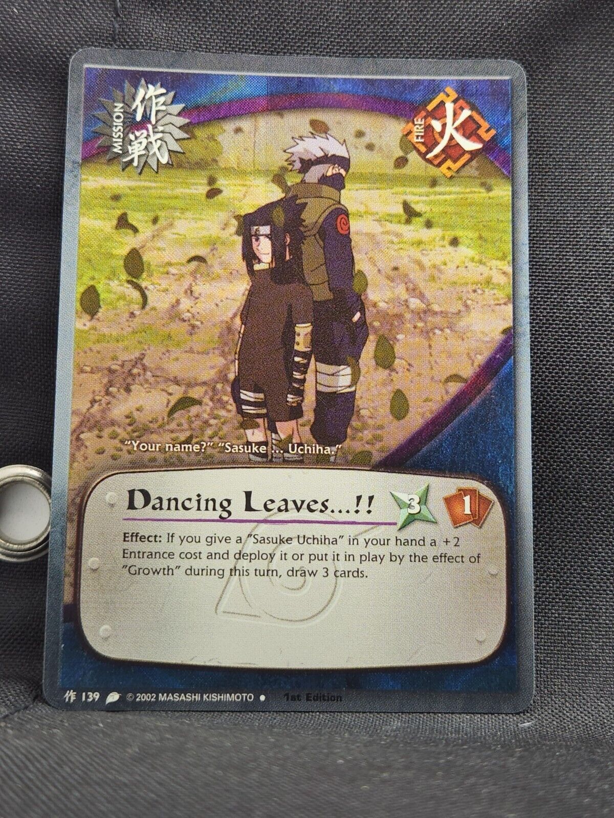 Naruto TCG - R-086 (Holo) - Sasuke Uchiha