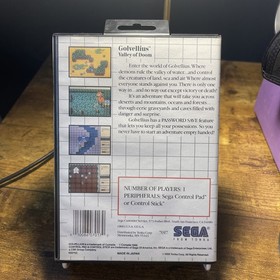 Golvellius: Valley of Doom Sega Master System CIB Complete Game - Vintage SEGA