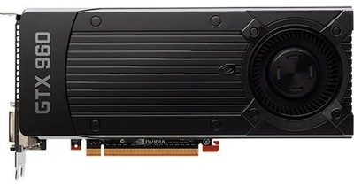 Nvi­dia GeForce  GTX 960 OC Reference Design | 4GB GDDR5 | Schwarz | sehr gut 