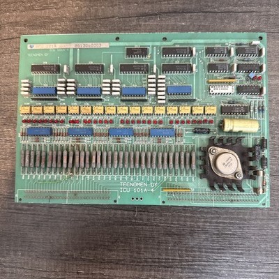 Tec­nomen OY ICU 101A-4 Industrial Control Board PCB Tamglass / Glaston Untested