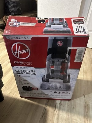 Hoover ONEPWR Smart Wash Automatic Cordless Upright Carpet Cleaner  open Box 