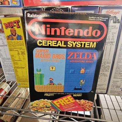 Nintendo Cereal System Box 1988 Power Cards Offer Vintage NES - FULLSIZE REPRO