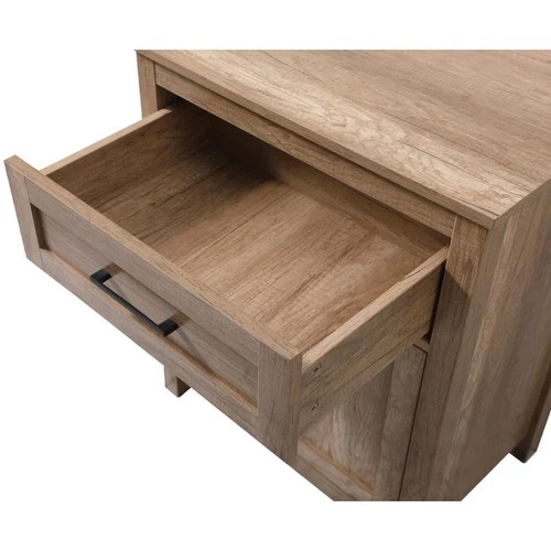 Elegant Lighting SC012430NT Adian Natural Oak Bathroom Storage Cabinet - Picture 7 of 11