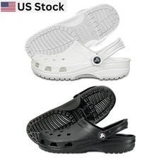 Crocs Men's & Women's Classic Clogs - Slip-On Waterproof Sandals