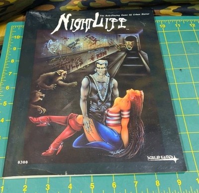 Nightlife Role Playing Game of Urban Horror Stellar Games 0300 1990 2nd Edition