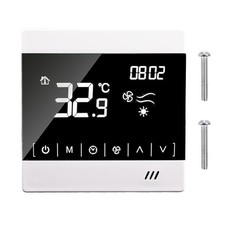 Reliable and easy to use fan coil thermostat for central fresh air system
