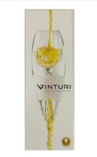 NEW Vinturi Essential Wine Aerator for White Wine Includes Stand & Travel Pouch